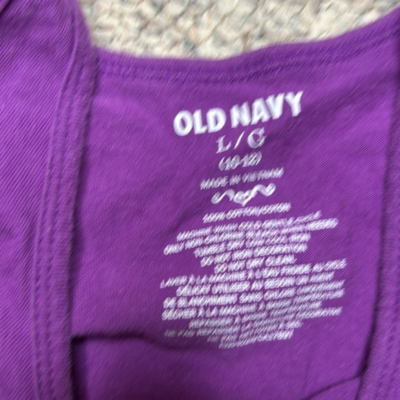 OLD NAVY Purple Casual Dress With Ruffles - Picture 3 of 4